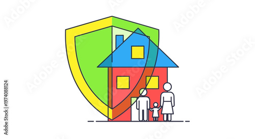 Protecting Family and Property A Shield Safeguarding a House and its Inhabitants