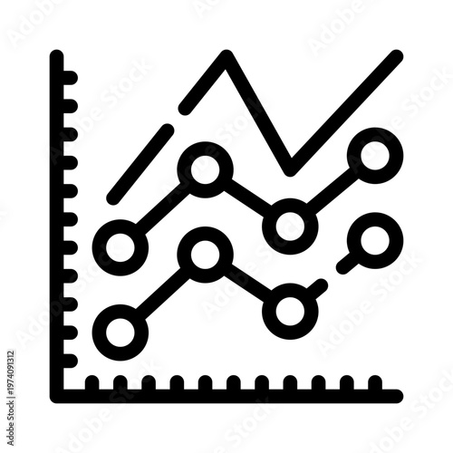 linegraph line icon
