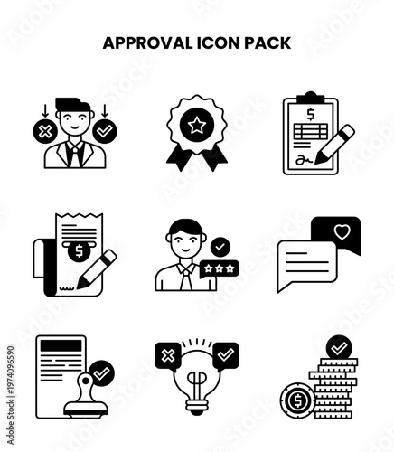 Approval DuoTone Design Icons Pack