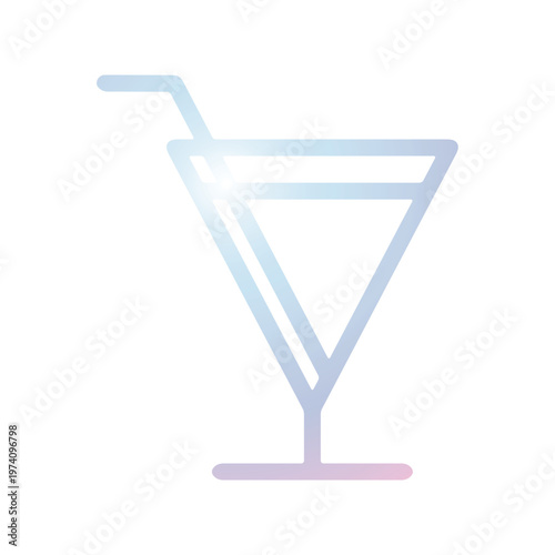 Wine glass icon design template
