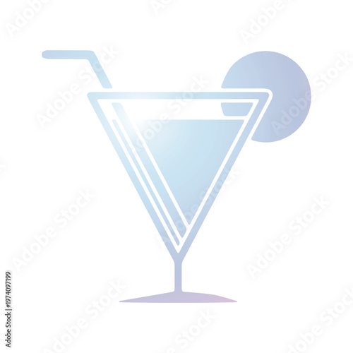 Wine glass icon design template