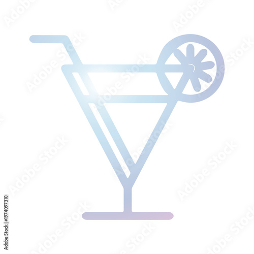 Wine glass icon design template