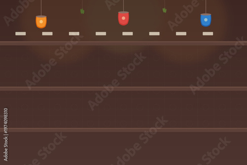 Colorful Spice Bazaar Market with Lanterns