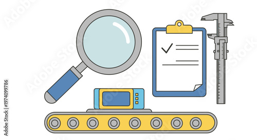 Tools for inspection and checklist.