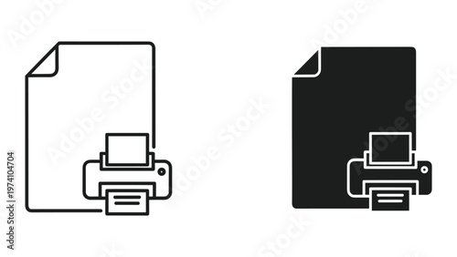 Document Printing Icon
