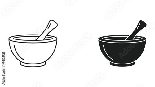 Mortar Pestle Grinding Preparation Tools Commercial