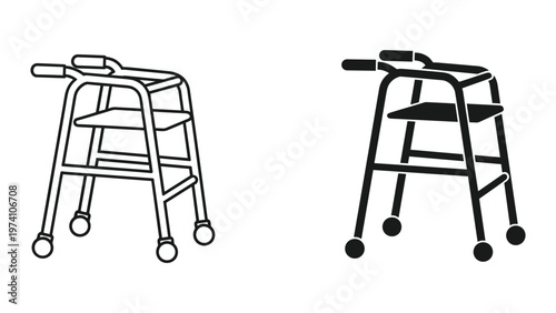 Walker Mobility Aid Support Medical Equipment Healthcare