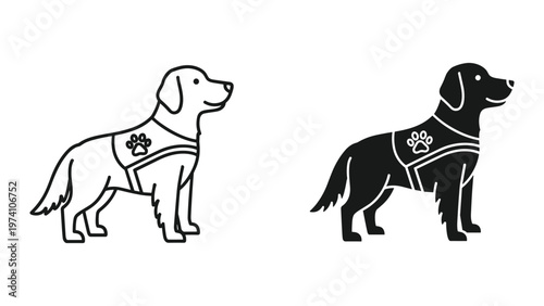 Service Dog Assistance Canine Working Animal