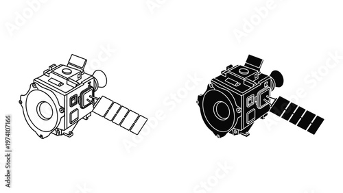 Satellite Communication Device Space Station Orbit