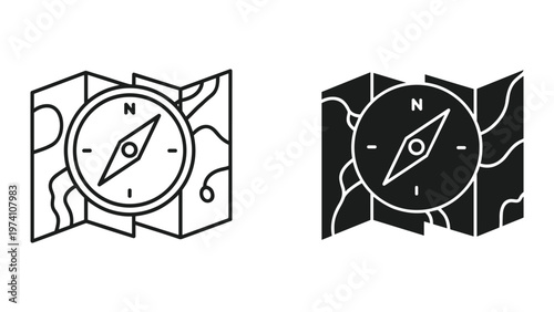 Compass Map Navigation Direction Exploration Strategy Guidance Business
