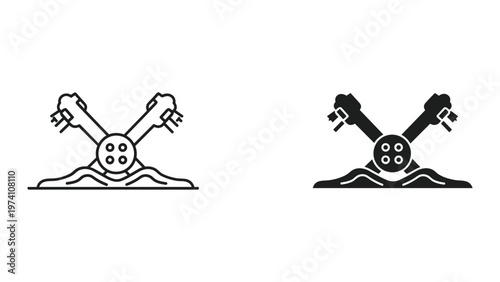 bones danger danger zone warning caution hazard risk symbol