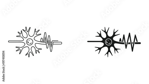 Neuron Signal Transmission Neuroscience Concept