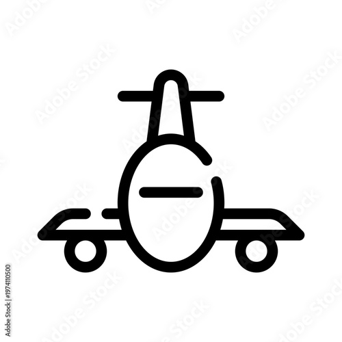 takeoff line icon
