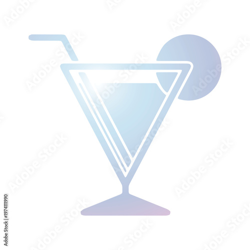 Wine glass icon design template
