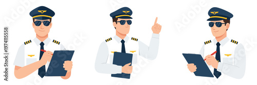 picture of a captain carrying a guidebook