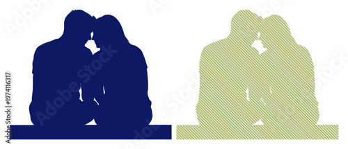 Couple sharing a tender moment with heads together, symbolizing romance and connection.