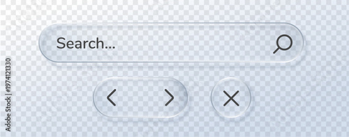Glass ios liquid for search button bar and ui transparent background. Blur black arrow for box circle glass and grid website 3d. Glass graphic frosted for search glow ios and button translucent ux.