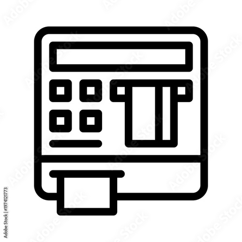 atm line icon