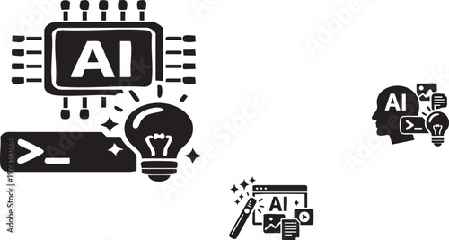 Creative Light Bulb Icon Vector Illustration