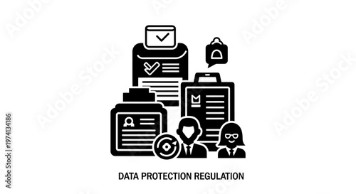 Data Protection Regulation Security Concept.