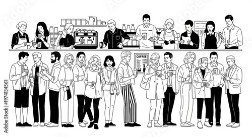 Diverse Group of People Working in a Retail Environment.