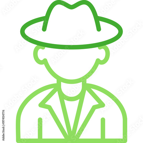 Detective Outline Color Icon