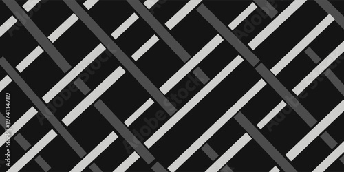 Seamless vector weaving pattern, linear background with crossed lines, textile knitted repeat tiling wallpaper, perfect simplistic minimal design.