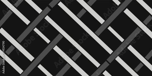Seamless vector weaving pattern, linear background with crossed lines, textile knitted repeat tiling wallpaper, perfect simplistic minimal design.