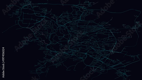 Kuala Lumpur, Malaysia, City Infrastructure Expansion Animation, Urban Visualization Technology
