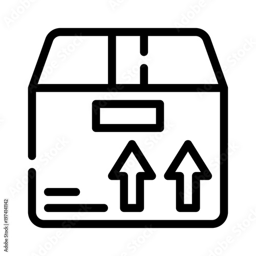 arrowbox line icon