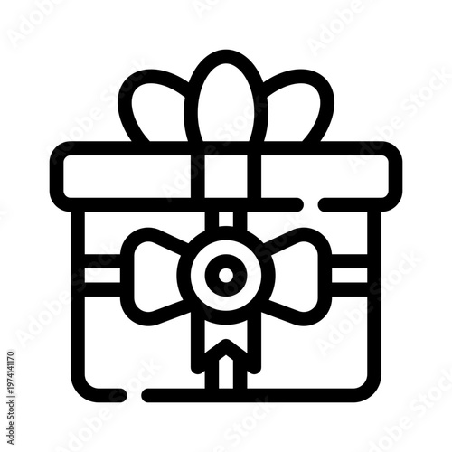 giftbox line icon