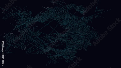 Bogotá, Colombia, City Infrastructure Expansion Animation, Urban Visualization Technology