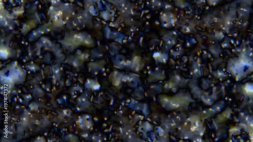 Abstract motion background shining colorful particles, Shimmering Glittering Particles With Bokeh