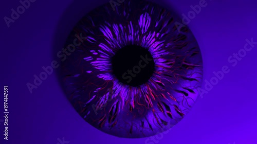 Eye of the galaxy, fantasy concept, Mysterious eye ball with luminous links