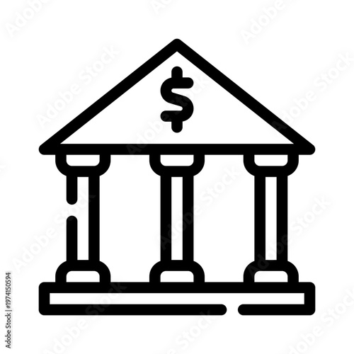 bank line icon