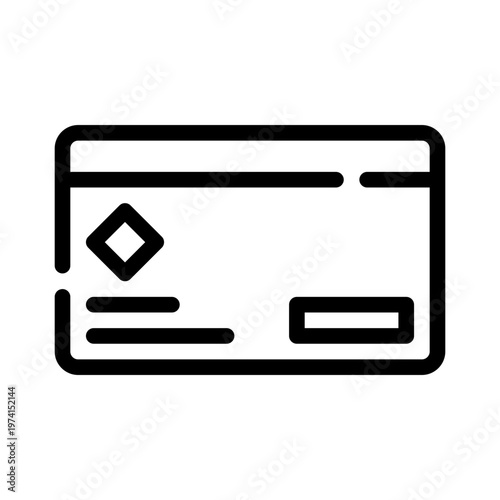 logocard line icon