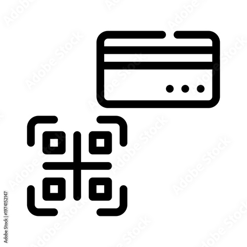 qrcard line icon