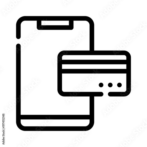 phonecard line icon
