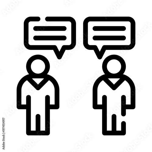 negotiation line icon