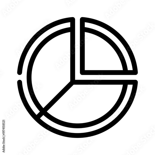 piechart line icon