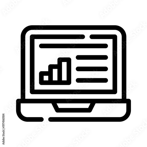 elearning line icon