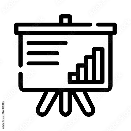 presentation line icon