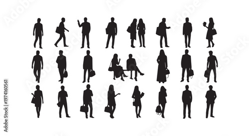 soldier silhouettes in a row representing military personnel and national defense