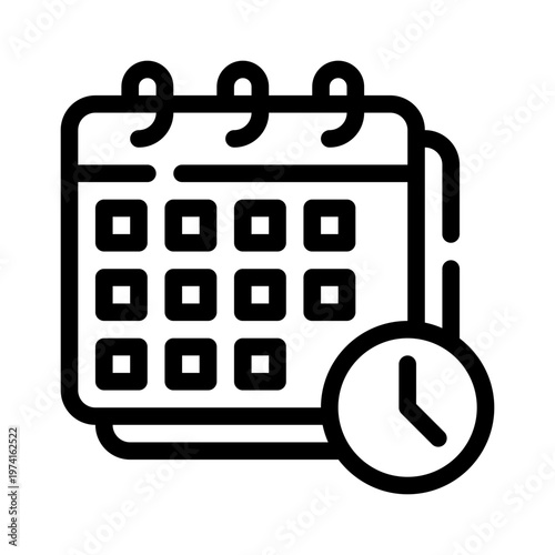 timecalendar line icon