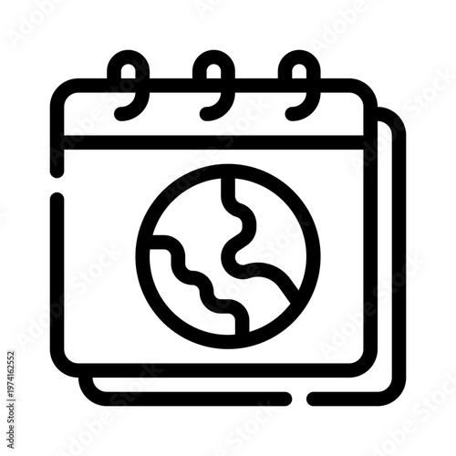 worldevent line icon