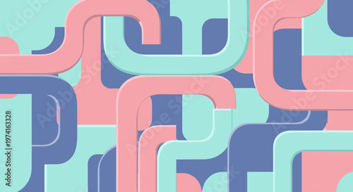 A modern, clean geometric pattern evoking innovation and stability. Ideal for websites, marketing materials, and conveying a sense of trust and profes