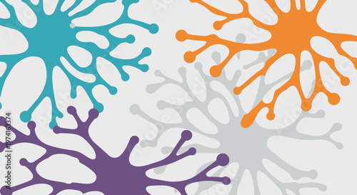 Modern, fluid graphic representing connection, growth, and collaboration. Ideal for conveying progress, innovation, and strategic relationships in bus