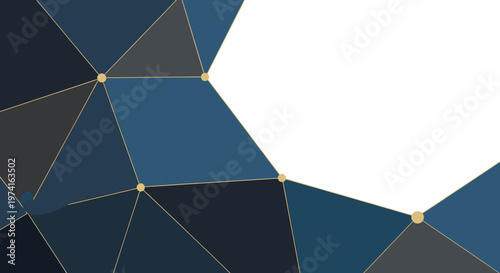 Modern geometric shapes evoke sophistication and progress. Ideal for marketing materials, website design, or social media posts needing a touch of ele