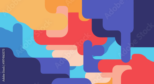 A calming and contemporary abstract design, perfect for background visuals or branding that evokes trust, innovation, and a sense of peaceful progress