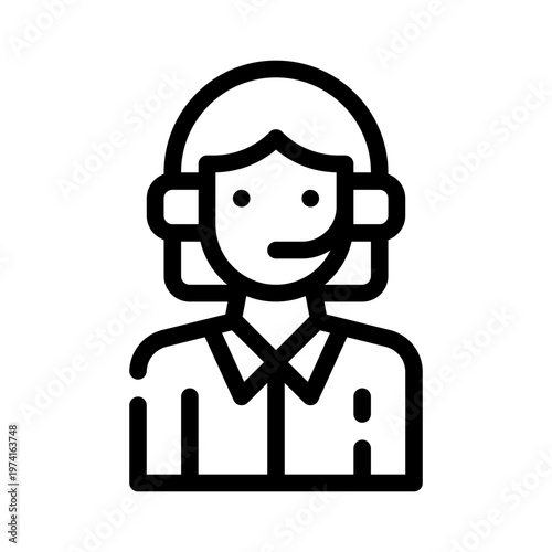 agent line icon